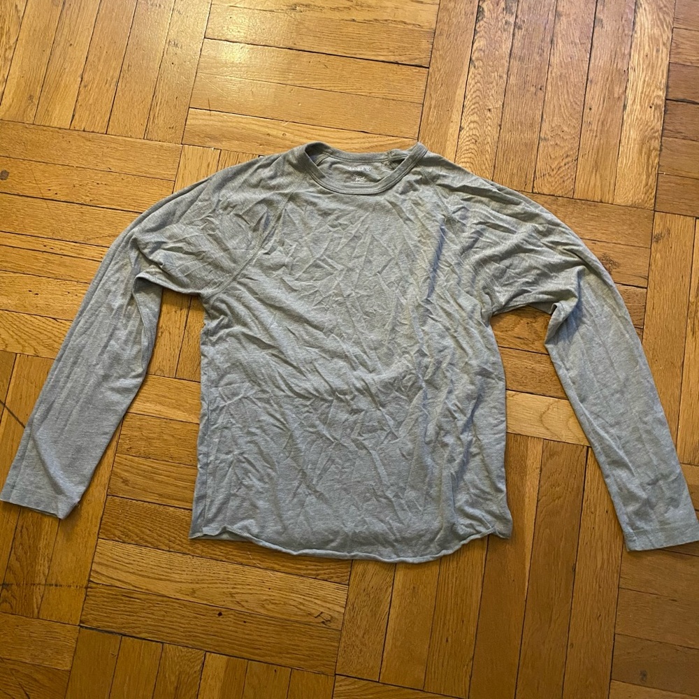 J. Crew olive raglan